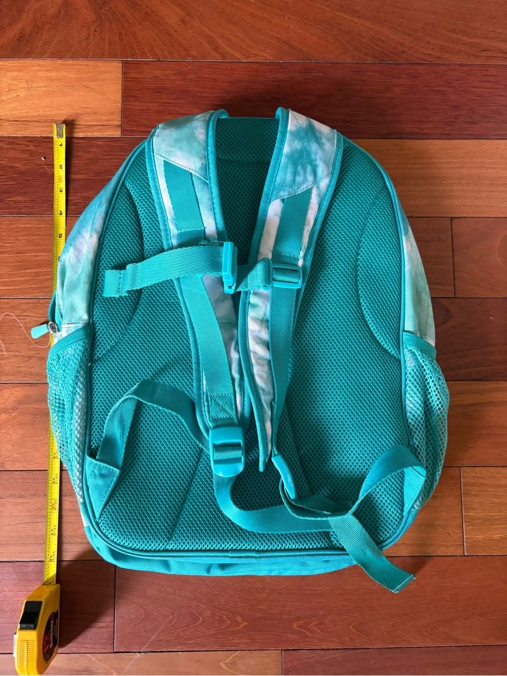 Pottery Barn Teen Teal and White Tie-Dye Kids Backpack